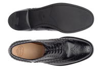 Richelieus Burwood à talonnettes - Noir Fumé