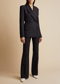 Blazer Delphine en laine - Black