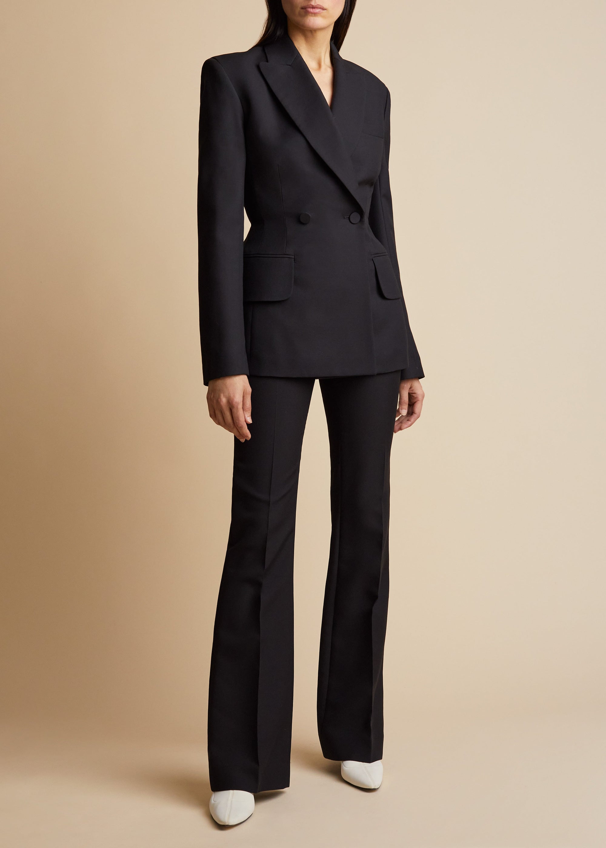 Blazer Delphine en laine - Black