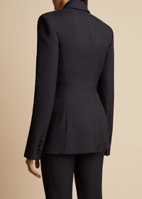 Blazer Delphine en laine - Black