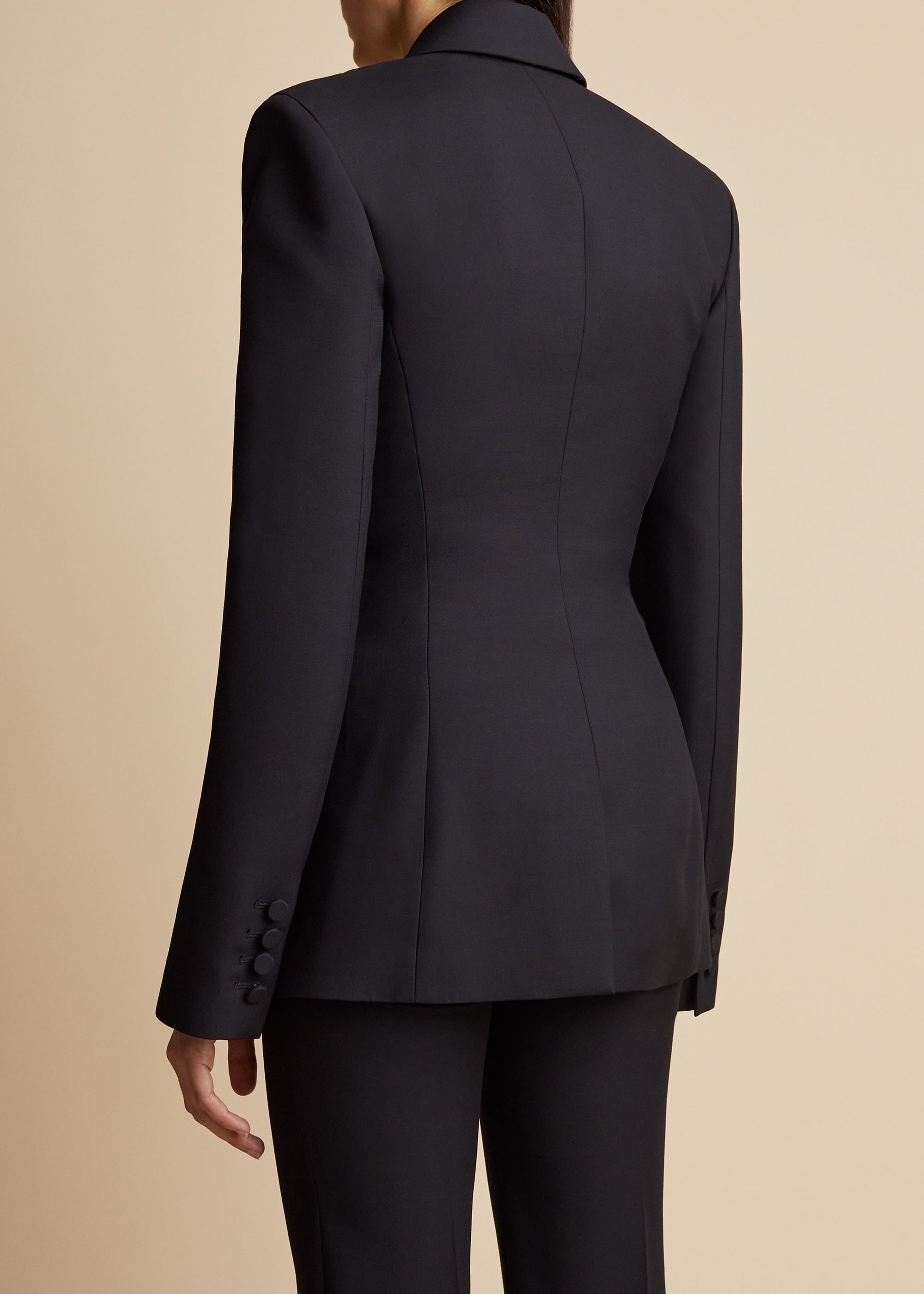 Blazer Delphine en laine - Black
