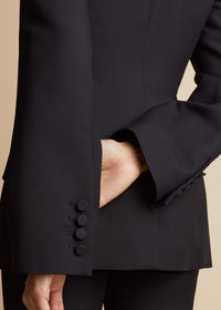 Blazer Delphine en laine - Black