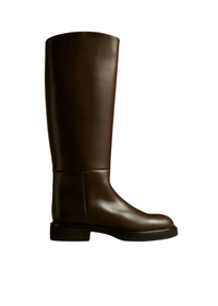 Bottes Derby en cuir - Dark Brown