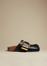 Mules Downing en cuir - Black