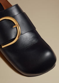 Mules Downing en cuir - Black