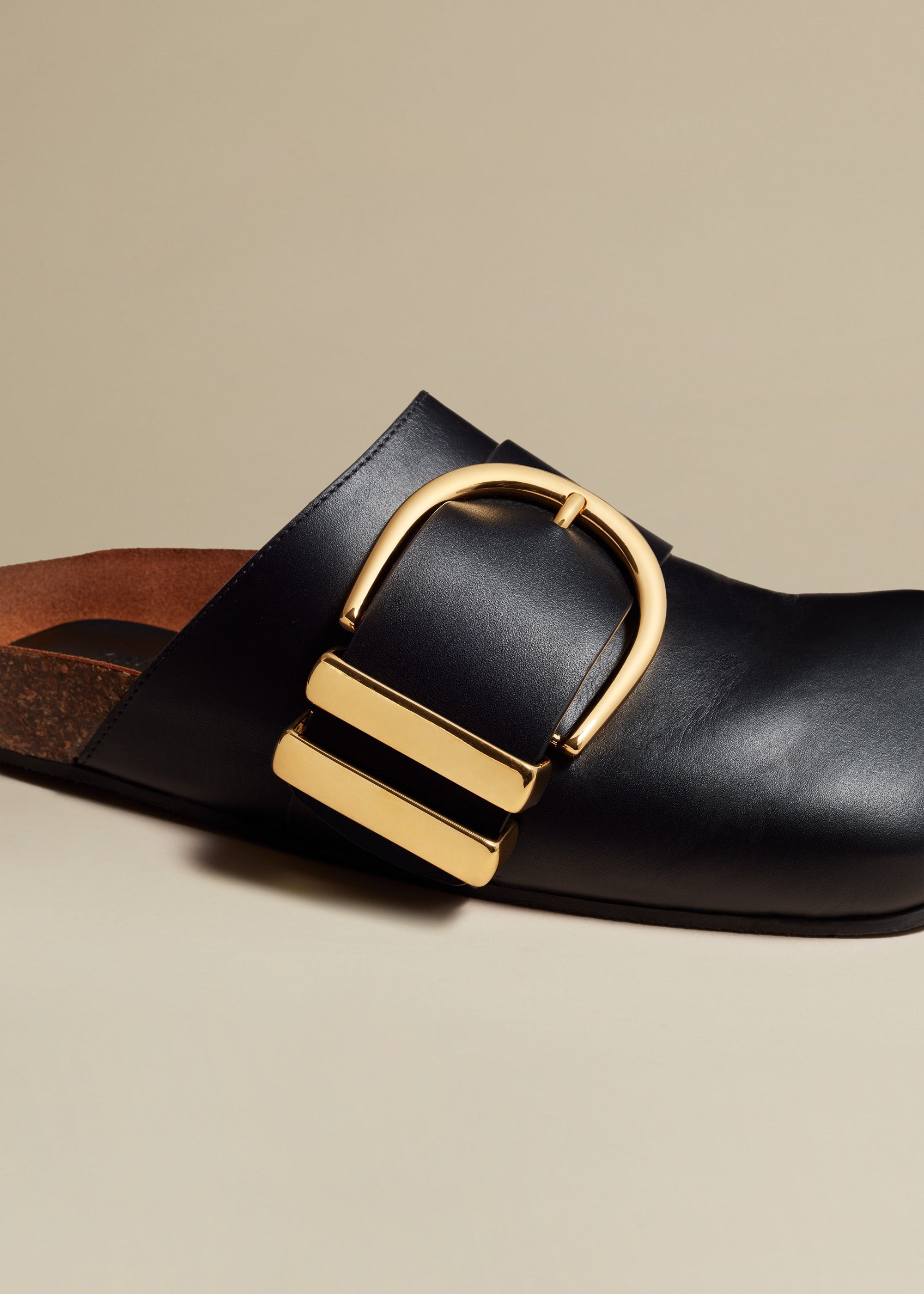 Mules Downing en cuir - Black