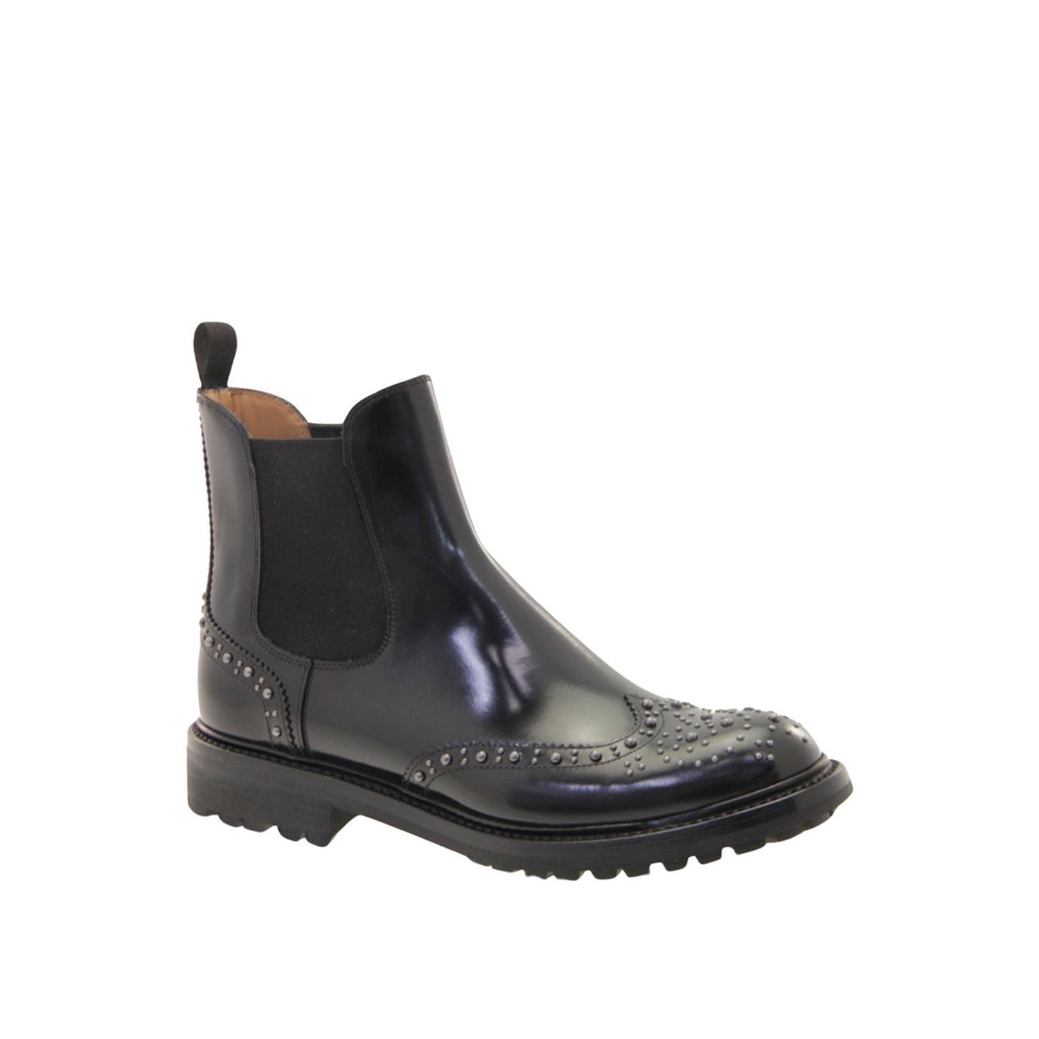 Bottines Aura à studs - Noir Fumé