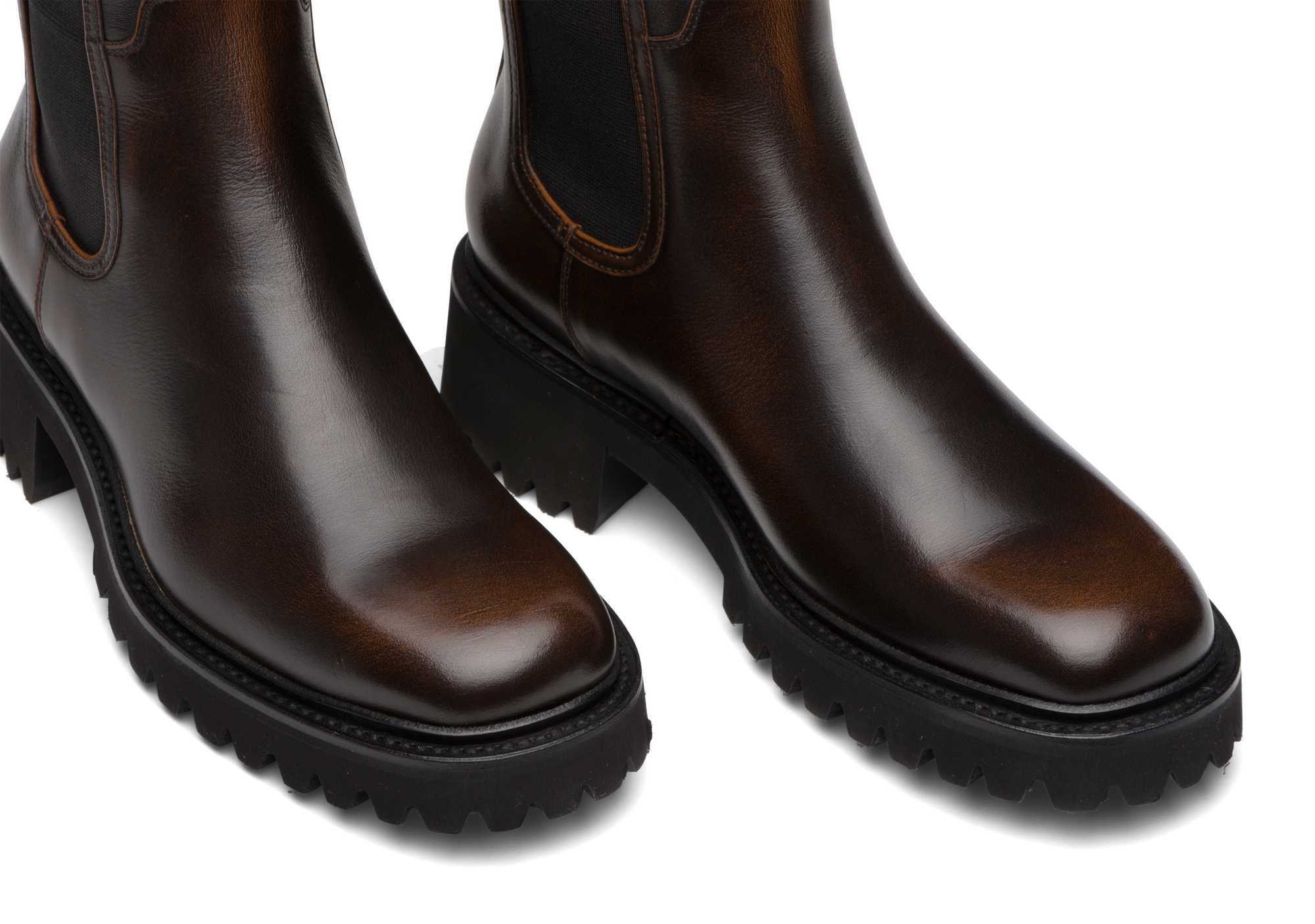 Bottines Ginny - Marron brûlé Fumé
