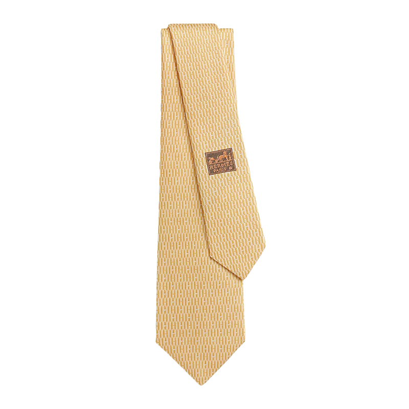 Cravate H Gothique - Jaune