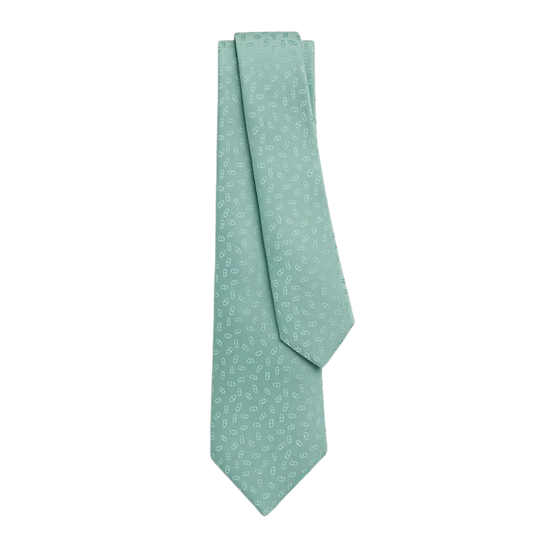 Cravate Façonnée Maillons - Vert