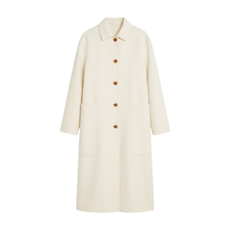 Manteau Inspiration Peignoir - Blanc