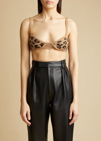 Bralette Eda en cachemire - Jaguar