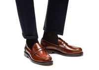 Mocassins Willenhall - Noir Bookbinder fumé