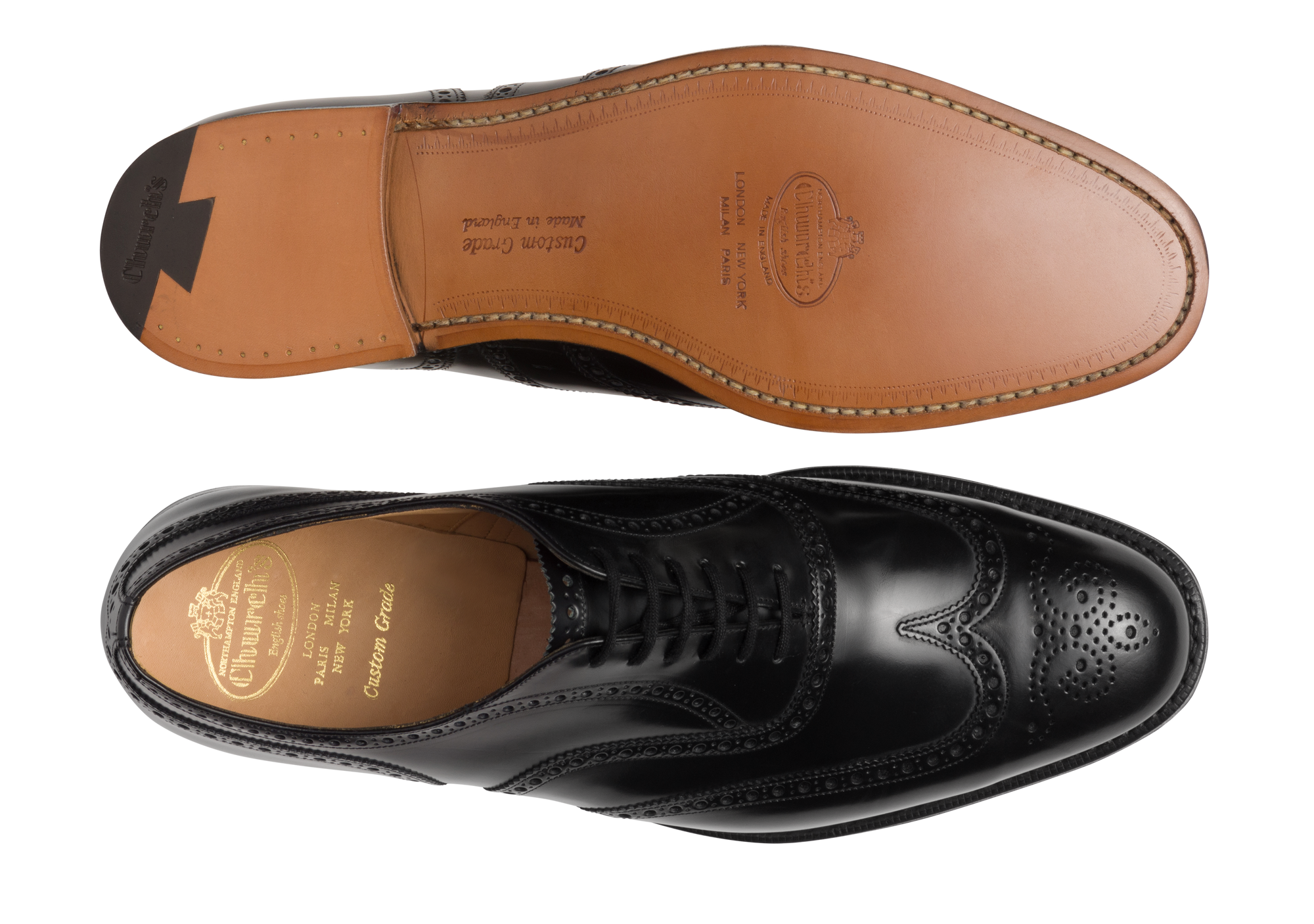 Richelieus Oxford Chetwynd - Noir Glacé