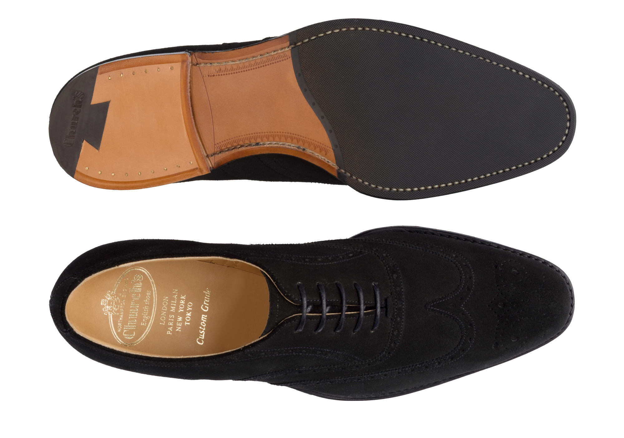 Richelieus Withworth - Noir velours Superbuck