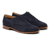 Richelieus Oxford Burwood - Bleu marine Castoro
