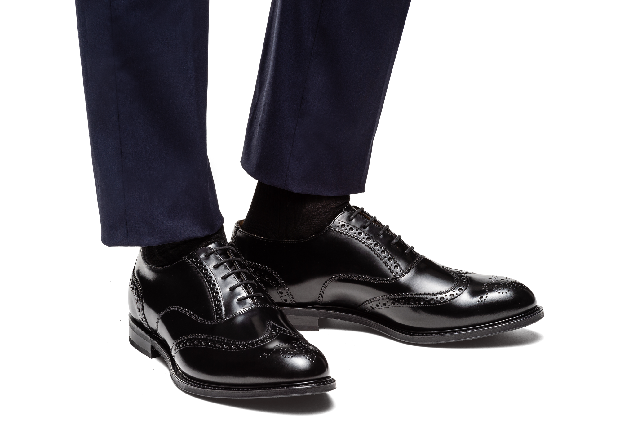 Richelieus Oxford Wareham - Noir Glacé
