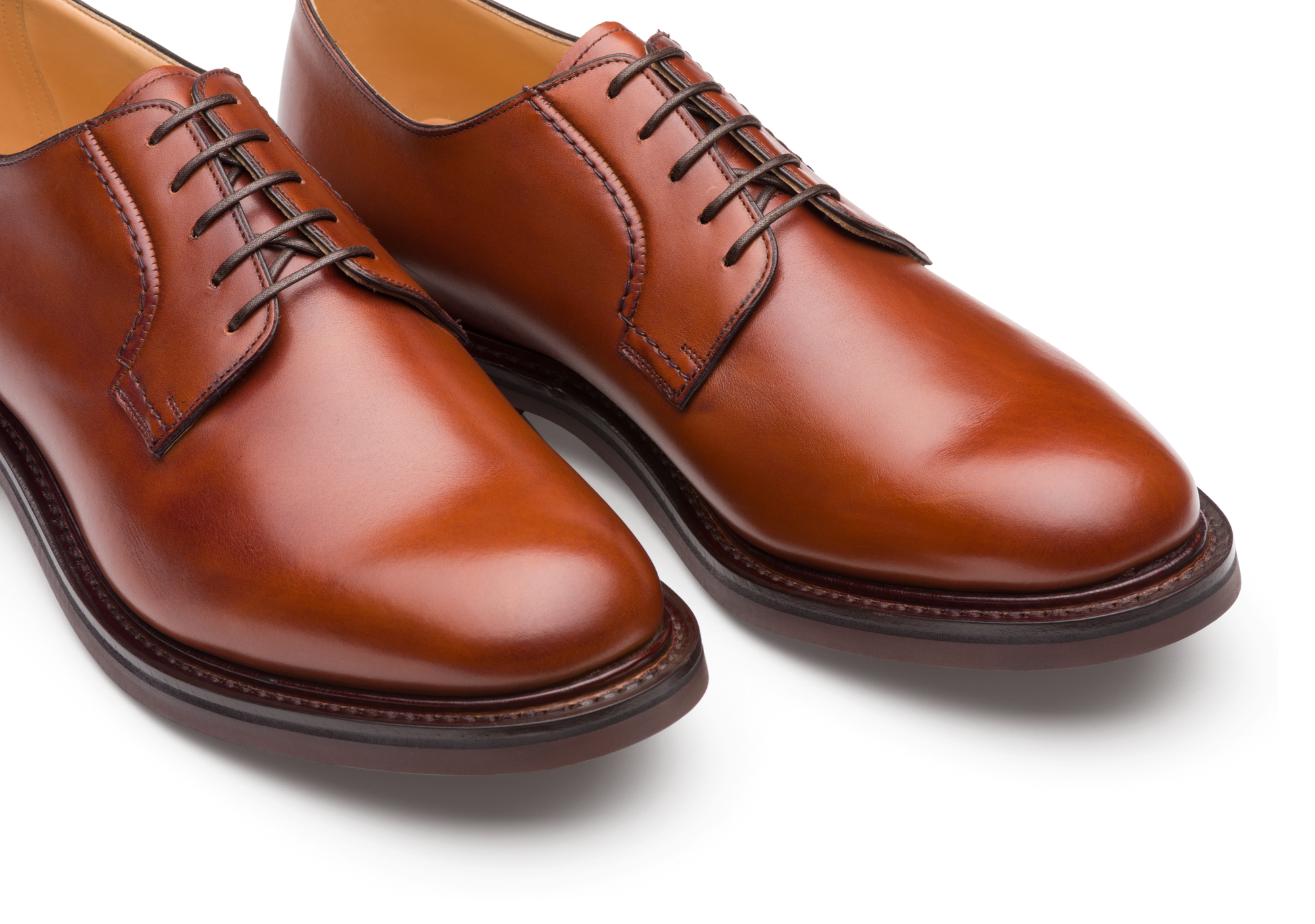 Derbies Woodbridge - Cognac Naturel