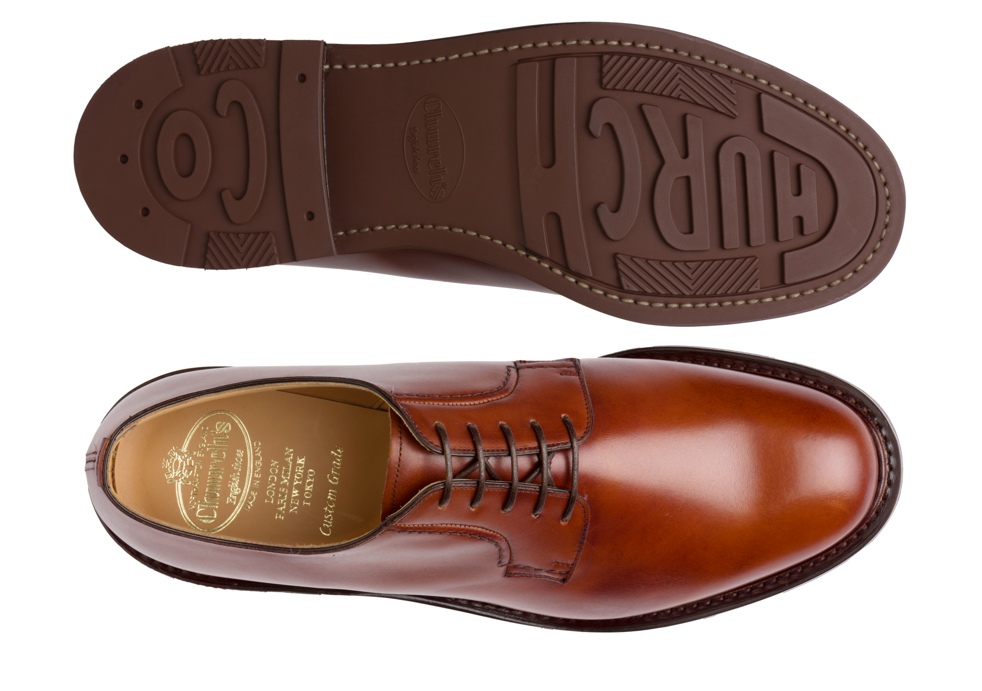 Derbies Woodbridge - Cognac Naturel