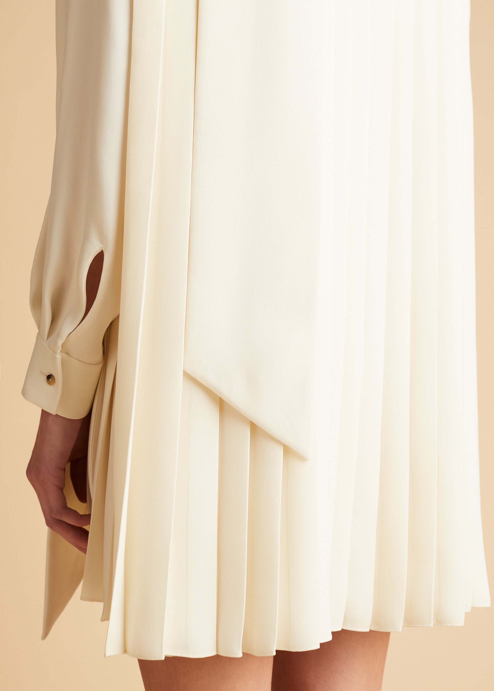 Robe Eloise en soie - Ivory