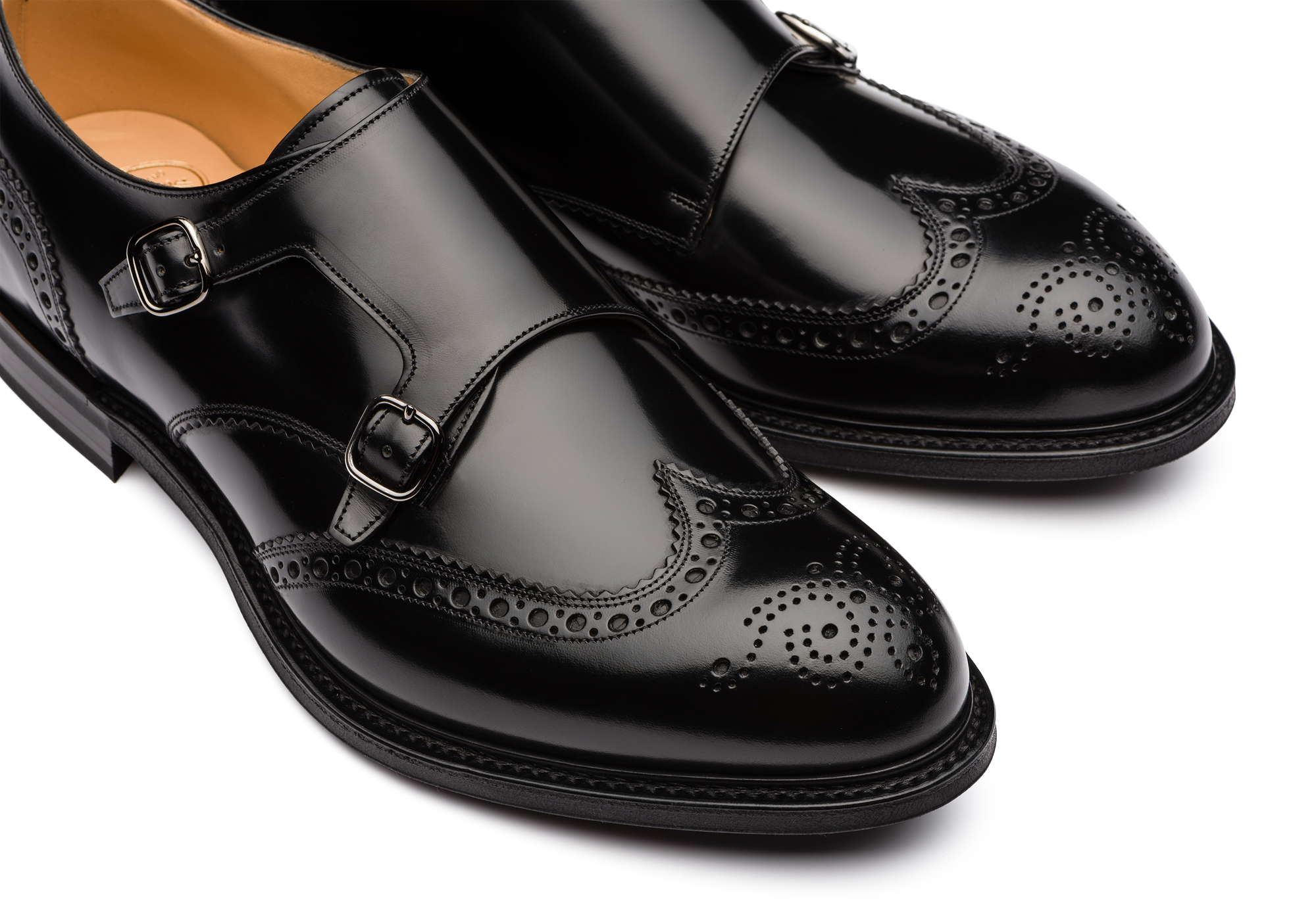 Richelieus Oxford Warrington - Noir Glacé