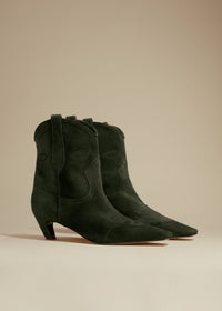 Bottines Dallas en cuir - Dark Olive