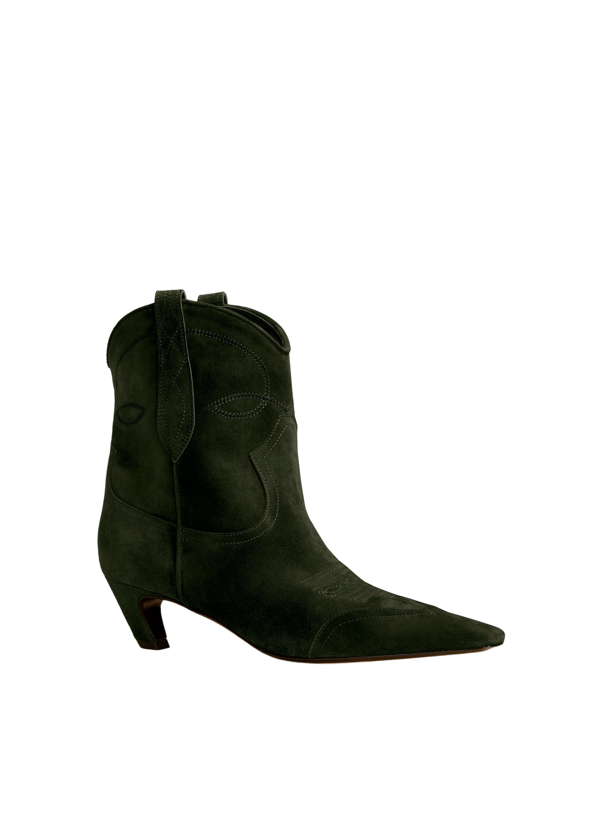 Bottines Dallas en cuir - Dark Olive