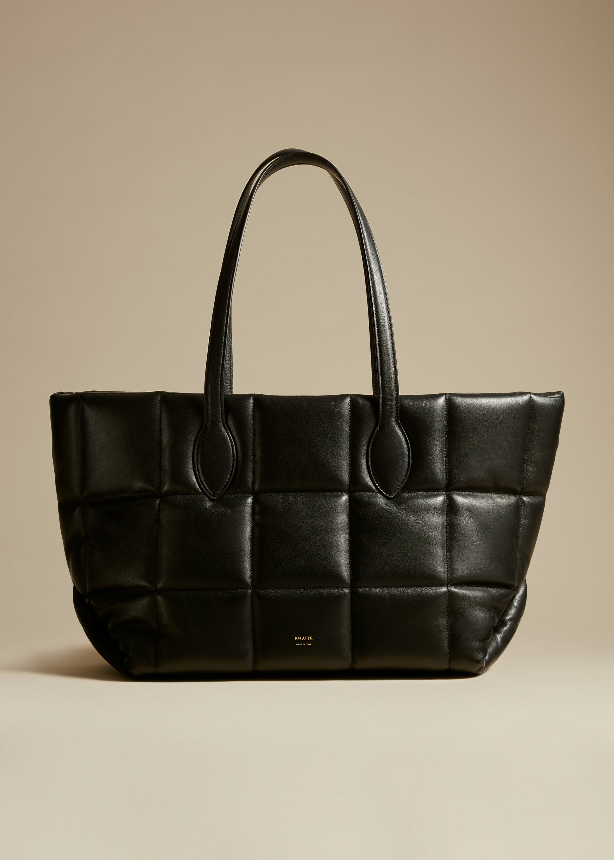 Cabas Florence en cuir - Black