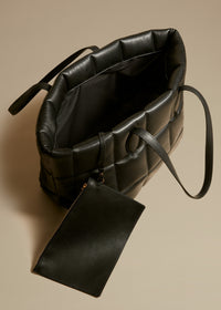 Cabas Florence en cuir - Black