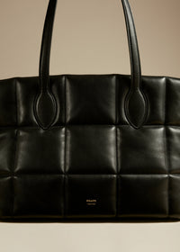 Cabas Florence en cuir - Black