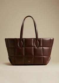 Cabas Florence en cuir - Deep Red