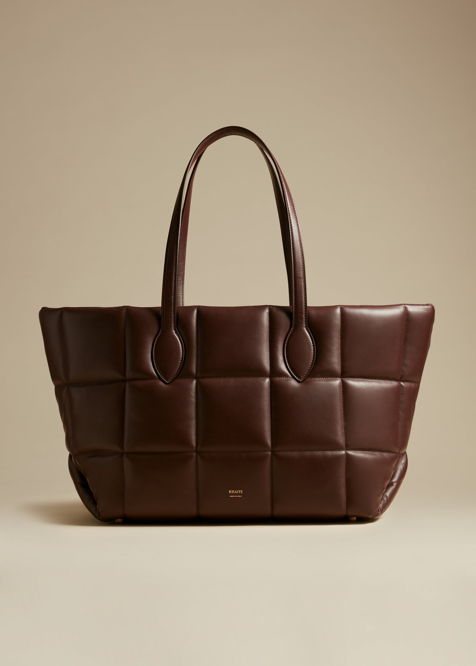 Cabas Florence en cuir - Deep Red