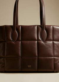 Cabas Florence en cuir - Deep Red
