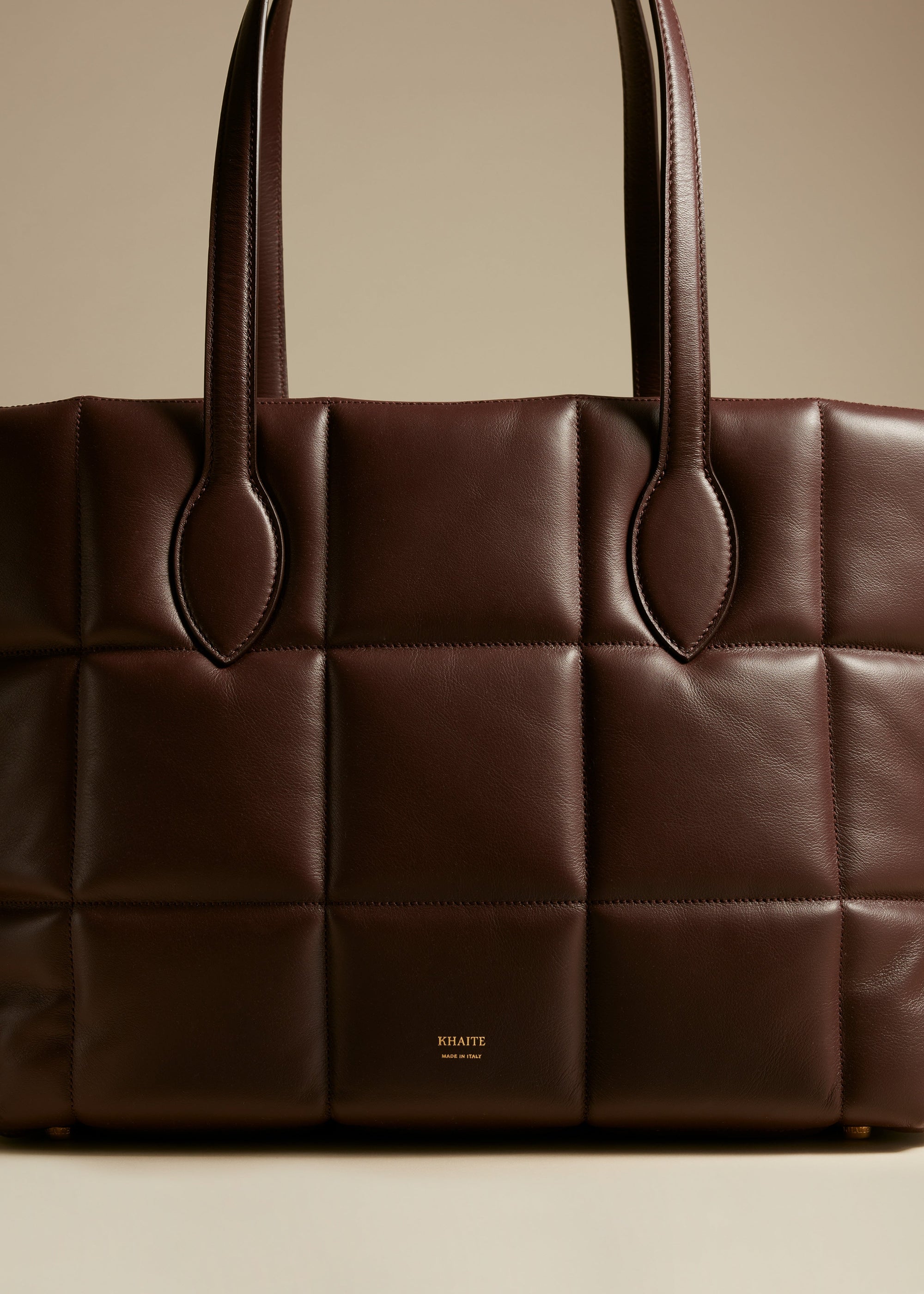 Cabas Florence en cuir - Deep Red