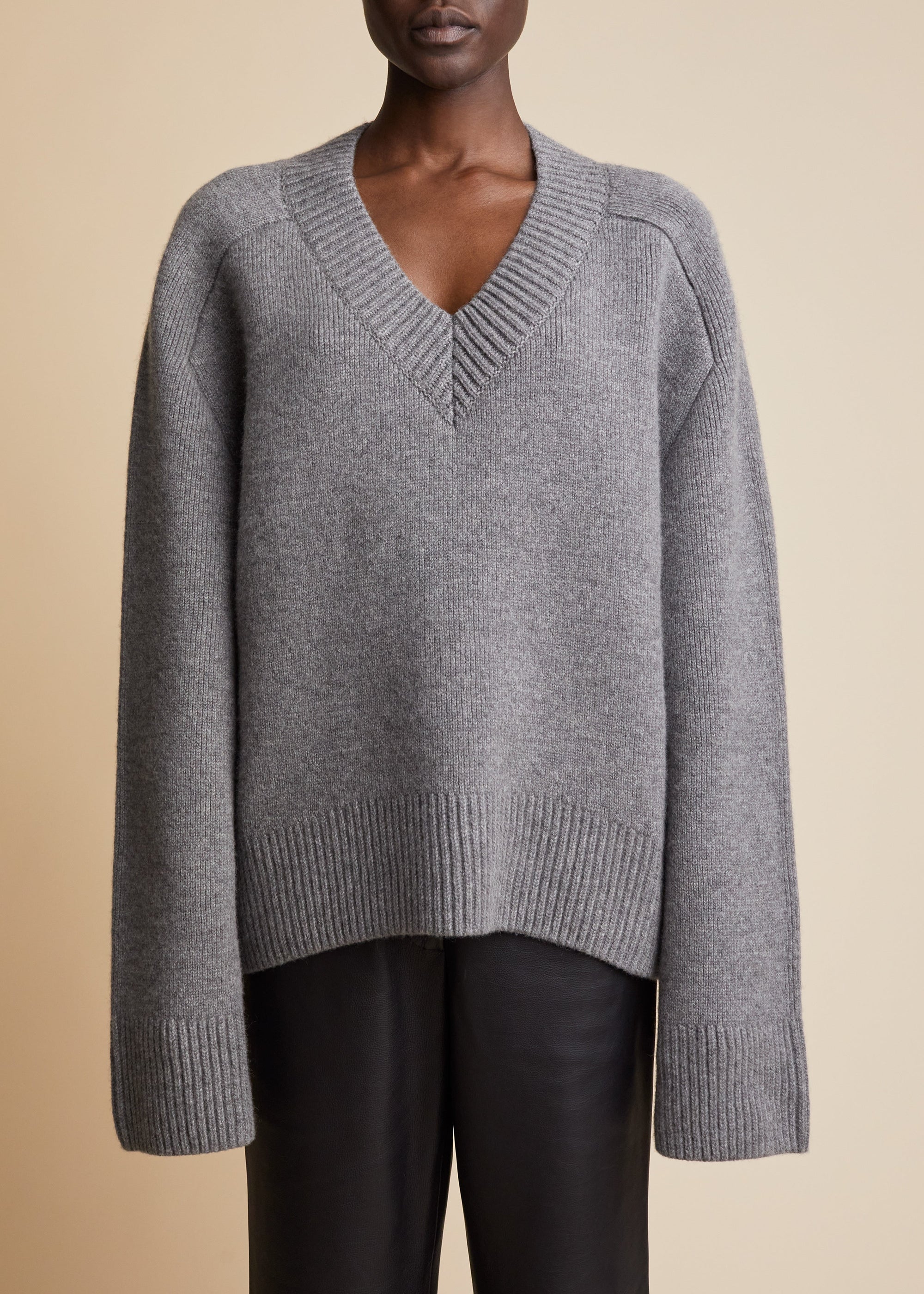 Pull Isabelle en cachemire - Stone