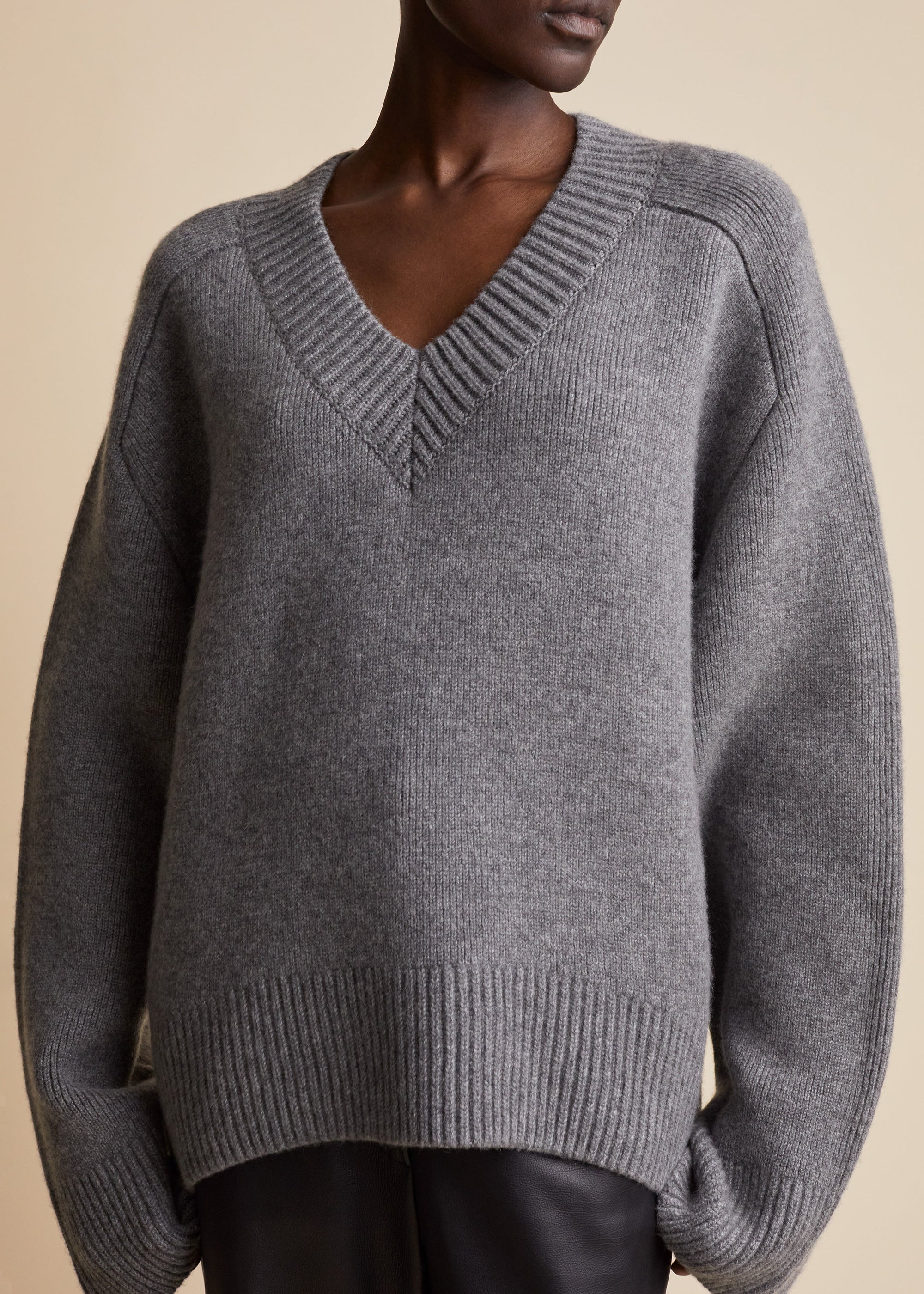 Pull Isabelle en cachemire - Stone
