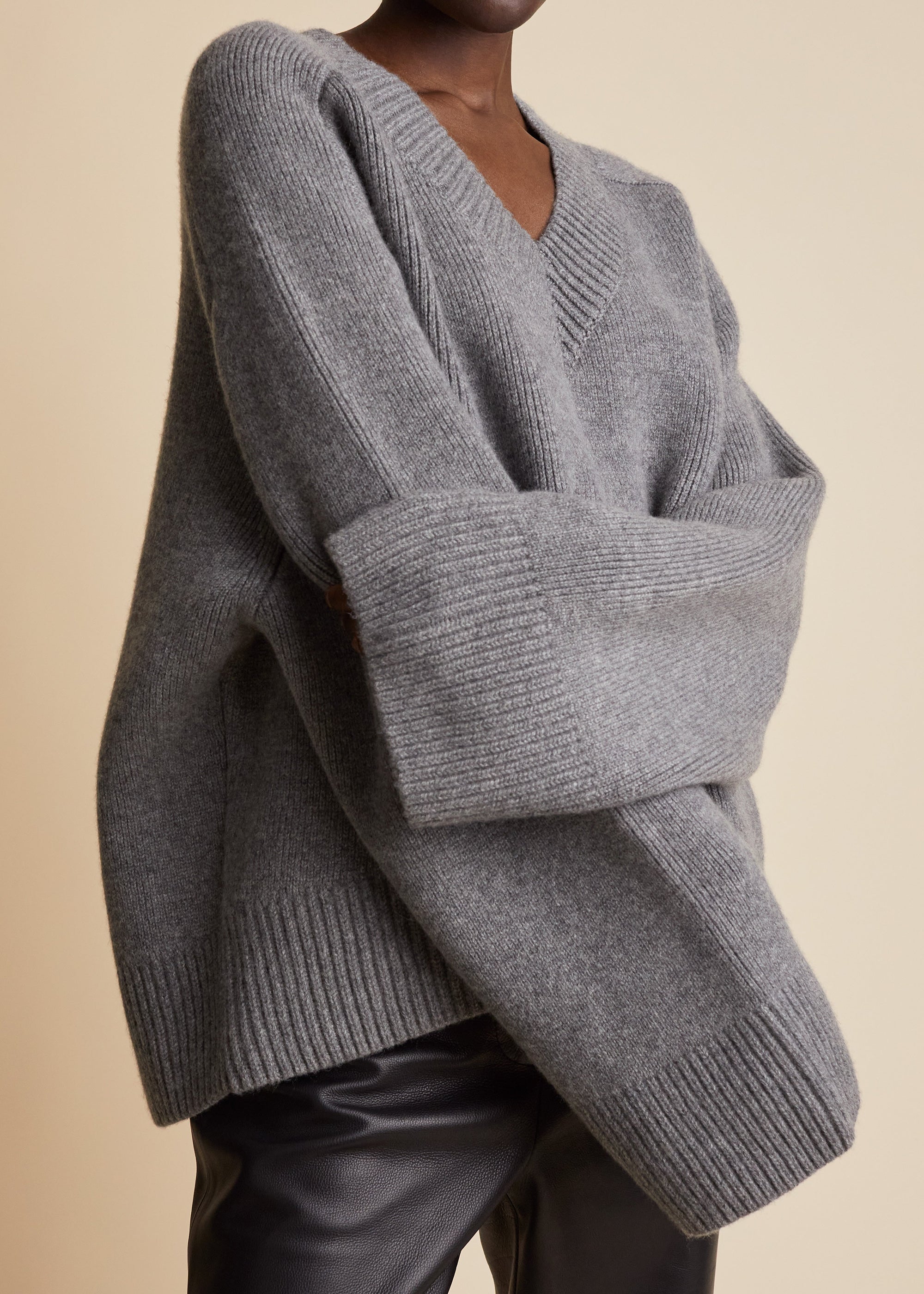 Pull Isabelle en cachemire - Stone