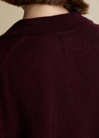 Pull Jo en cachemire - Merlot
