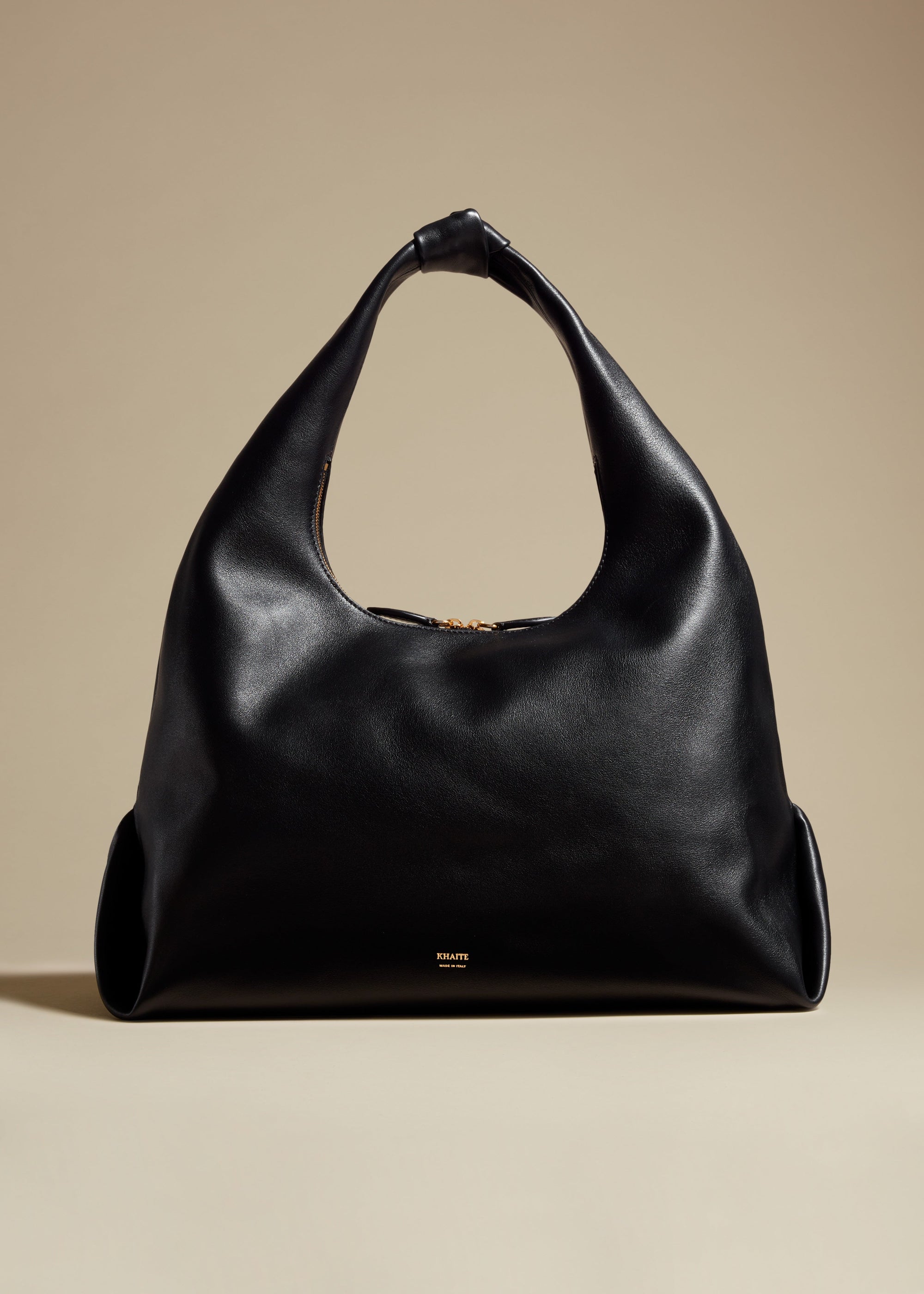 Grand sac à main Large en cuir - Black