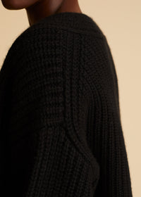 Cardigan Lea en cachemire - Black
