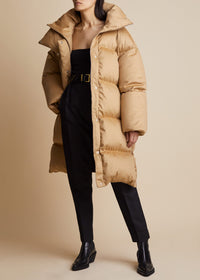 Manteau Leo en cachemire - Caramel