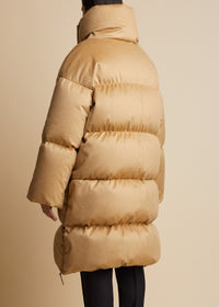 Manteau Leo en cachemire - Caramel