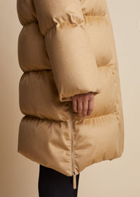Manteau Leo en cachemire - Caramel