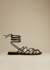 Sandales Lyon en cuir - Black