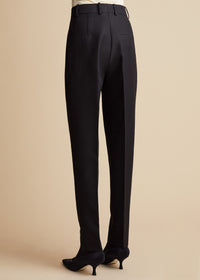 Pantalon Magdeline en laine - Black