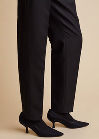 Pantalon Magdeline en laine - Black