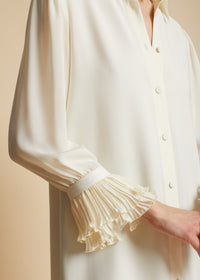 Robe Mari en soie - Ivory