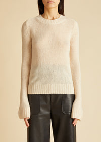 Pull Mary en cachemire - Custard