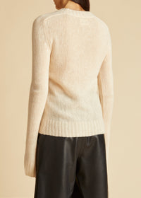 Pull Mary en cachemire - Custard