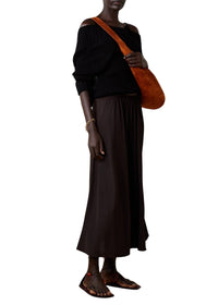 Jupe Lastie - Dark Brown
